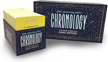 Chronology history board game for kids