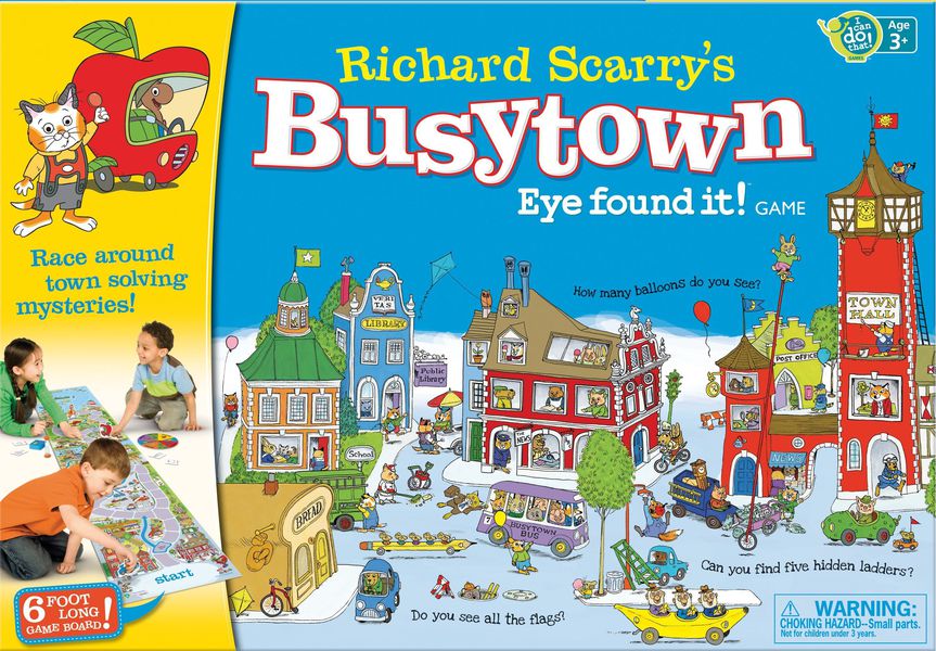 Richard Scarry's Busytown: Eye Found It! Board game for young kids