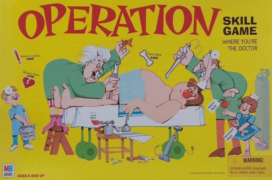 operation skill game board game