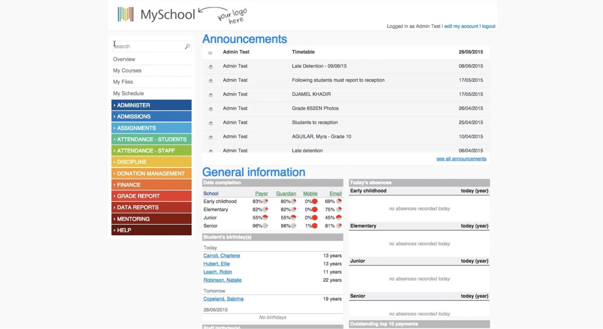 software for school admin