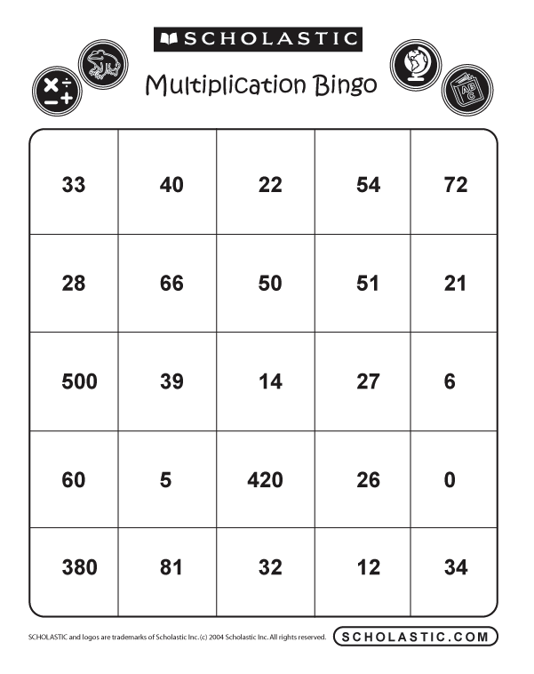 fun math games for multiplication