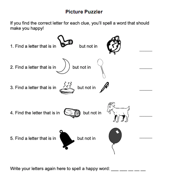 brain teasers for kids worksheets